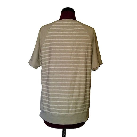 AG Adriano Goldschmied Womens Top Size Small Multicolor Short Sleeves St… - Picture 2 of 7